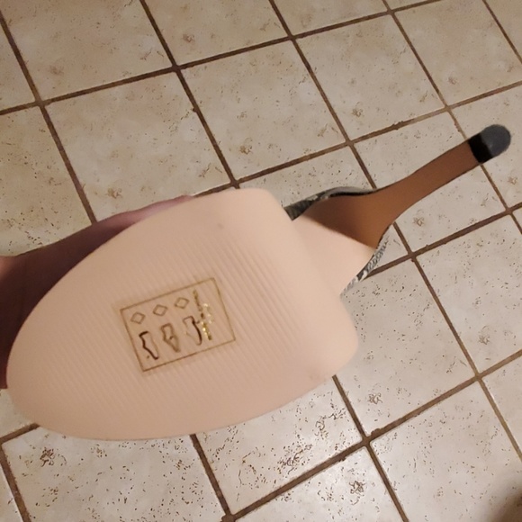 Izabella Rue Snakeskin Platform Heels - Picture 2 of 3